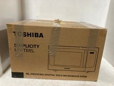 TOSHIBA 750-800W DIGITAL SOLO MICROWAVE OVEN MODEL NO-ML-EM23P(BS)