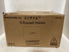 RUSSELL HOBBS COMPACT DIGITAL MICROWAVE MODEL NO-RHM2076B-AZ