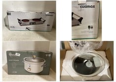 SWAN 3.5 LITRE SLOW COOKER TO INCLUDE CUSIMAX CERAMIC HOTPLATE CMIP-B203