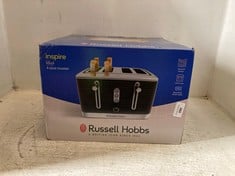 RUSSELL HOBBS INSPIRE V4-SLICE TOASTER TO INCLUDE RANGEMASTER CLASSIC COLLECTION 4-SLICE TOASTER