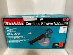 MAKITA CORDLESS BLOWER VACUUM - MODEL NO. DUB187Z RRP- £172.99