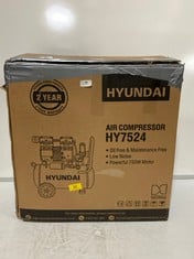 HYUNDAI HY7524 AIR COMPRESSOR OIL FREE 750W MOTOR RRP- £155