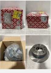 FEBI BILSTEIN 1 PAIR BRAKE DISCS 43937