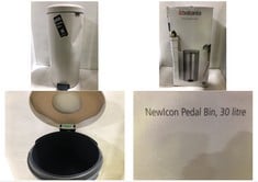 BRABANTIA NEWLCON PEDAL BIN 30 LITRE SOFT BEIGE