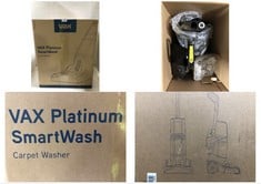 VAX PLATINUM SMARTWASH CARPET WASHER MODEL NO-CDCW-SWXS RRP- £299.99