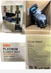 VAX PLATINUM POWER MAX PET-DESIGN CARPET WASHER RRP- £280