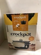 CROCKPOT MANUAL 6.5L OVAL SLOW COOKER