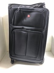 SWISS+GEAR TRAVEL CASE BLACK FABRIC 28" SPINNER