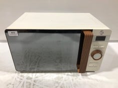 SWAN MICROWAVE IN WHITE, MODEL: SM22036LWHTN