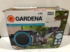 GARDENA WALL MOUNTED HOSE BOX ROLLUP M/L 25M RRP- £171