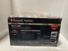 RUSSELL HOBBS TEXTURES COMPACT MANUAL MICROWAVE MODEL NO-RHM1725B