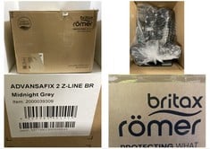 BRITAX ROMER ADVANSAFIX 2 Z-LINE MIDNIGHT GREY CAR SEAT RRP- £220