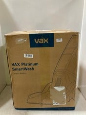 VAX PLATINUM SMARTWASH CARPET WASHER MODEL NO-CDCW-SWXS RRP- £299.99