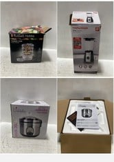 3 X ASSORTED KITCHEN ITEMS TO INCLUDE MORPHY RICHARDS TOTAL CONTROL GLASS TABLE BLENDER