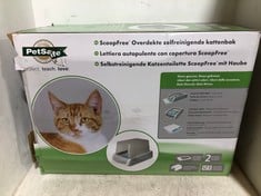 PETSAFE SCOOPFREE COVERED SELF-CLEANING LITTER BOX RRP- £120