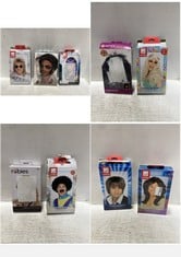 9 X ASSORTED FANCY DRESS WIGS TO INCLUDE SMIFFYS 80S MULLET WIG BLONDE