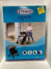 GRACO DUORIDER LIGHTWEIGHT DOUBLE PUSHCHAIR RRP- £150