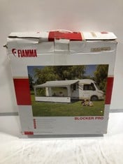 FIAMMA BLOCKER PRO FRONT AWNING PANEL WITH ONE LARGE FULL LIGHT CRYSTAL WINDOW RRP- £158.99