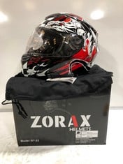 ZORAX HELMETS BLACK DRAGON SIZE LG