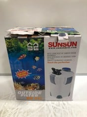 SUNSUN OUTSIDE AQUARIUM FILTER HW-302 - RRP £179.99