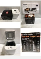 RUSSELL HOBBS INSPIRE 4-SLICE TOASTER TO INCLUDE RUSSELL HOBBS BREADMAKER WHITE MODEL NO-27260