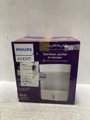 PHILIPS AVENT BOTTLE STERILISER & DRYER PREMIUM RRP- £114.99