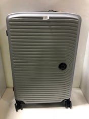 MITTE HAUPTSTADTKOFFER TRAVEL CASE SILVER HARDSHELL MEDIUM/LARGE SPINNER RRP- £102