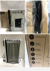 MIDEA OIL FILLED HEATER TO INCLUDE RUSSELL HOBBS CONVECTION HEATER WITH TIMER