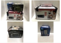 3 X ASSORTED KITCHEN ITEMS TO INCLUDE SHARP MICROWAVE OVEN MODEL NO-R272SLM