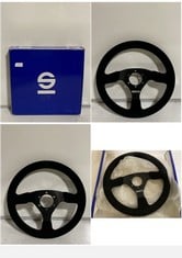 SPARCO 323 VOLANTE MOD.323 IMPUG. DIAM 30 RAZZE STEERING WHEEL BLACK RRP- £244