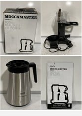 TECHNIVORM MOCCAMASTER COFFEE MAKER 1.25L KBGT BLACK RRP- £229