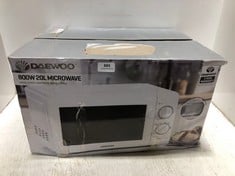 DAEWOO 800W 20L MICROWAVE EASY CLEAN STAINLESS STEEL CAVITY