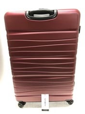 SAMSONITE TRAVEL CASE DARK BURGUNDY HARDSHELL MEDIUM/LARGE SPINNER