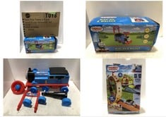 THOMAS & FRIENDS KIDS RIDE-ON & WALKER TO INCLUDE MATTEL TOYS FISHER-PRICE THOMAS & FRIENDS LAUNCH & LOOP MAINTENANCE YARD