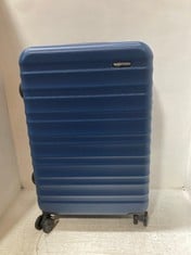 BASICS TRAVEL CASE NAVY BLUE HARDSHELL MEDIUM/LARGE SPINNER