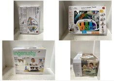 3 X ASSORTED BABY ITEMS TO INCLUDE INGENUITY SLATE - BABY BASE 2-IN-1 6M-3Y