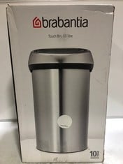 BRABANTIA TOUCH BIN 60 LITRE FRESH WHITE RRP- £126