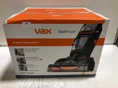 VAX DUALPOWER CARPET WASHER MODEL NO-W86-DP-B