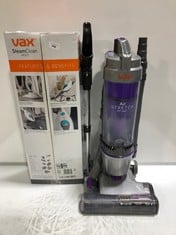 VAX AIR STRETCH PET MAX UPRIGHT VACUUM CLEANER MODEL NO-U85-AS-PME RRP- £120 TO INCLUDE VAX STEAM CLEAN MULTI STEAM CLEANER