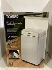 TOWER 75 LITRE RECTANGULAR SENSOR BIN