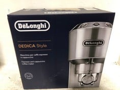 DELONGHI DEDICA STYLE ESPRESSO AND CAPPUCCINO COFFEE MAKER RRP- £180