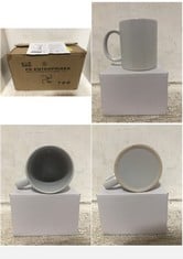 FR ENTERPRISES BOX OF WHITE SUBLIMATION MUGS CERAMIC 320ML