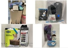 PALLET OF ASSORTED ITEMS TO INCLUDE PAWHUT 5-TIER CAT CLIMBING TREE - MODEL NO. D30-209CW TO INCLUDE PETSAFE HAPPY RIDE BOOSTER SEAT (ZONE 2)