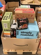 PALLET OF ASSORTED FOOD TO INCLUDE SAMYANG BULDAK HOT CHICKEN FLAVOUR RAMEN 5 X 140G TO INCLUDE SIMPLY ROASTED SEA SALT FLAVOUR CRISP 12 X 93G - BBE: 05/2024 (ZONE 2) (COLLECTION ONLY)