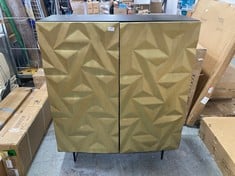 MODERN 2 DOOR MOSAIC ASYMMETRY 3D SIDEBOARD - RRP £860 (ZONE 2)