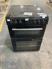 RUSSELL HOBBS BLACK 105L ELECTRIC COOKER WITH DOUBLE OVEN - MODEL NO. RH60EDOEH6001B - RRP £395 (ZONE 1)