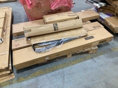 PALLET OF ASSORTED FURNITURE / PARTS TO INCLUDE VIDA DESIGNS SYDNEY BUNK BED FRAME WITH DESK IN WHITE (BOX 1/2, PART ONLY) (ZONE 2)