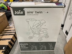 JOIE AIRE TWIN DOUBLE PUSHCHAIR IN ROSY /SEA - RRP £170 (ZONE 3)