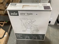 JOIE AIRE TWIN DOUBLE PUSHCHAIR IN DARK PEWTER - RRP £170 (ZONE 3)