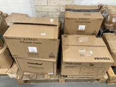 PALLET OF 6 X ASSORTED MICROWAVES TO INCLUDE RUSSELL HOBBS COMPACT DIGITAL MICROWAVE OVEN (ZONE 4)